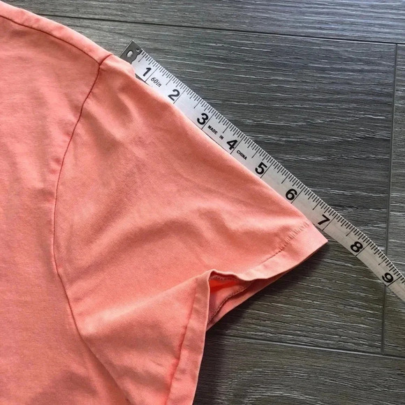 Lane Bryant Crop Crew Neck Washed Tee Desert Flower Short Sleeve Shirt Size XL - Picture 9 of 13